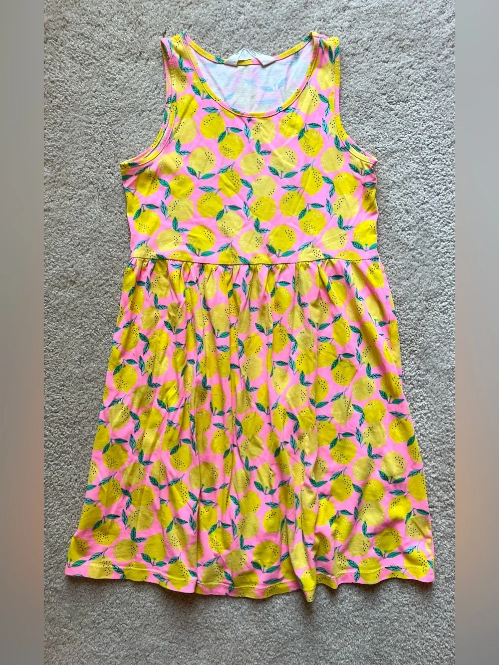 H&M Girls' Tropical Floral & Multicolor Sleeveless Dress Set